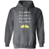 Binary Number, Love Binary, Number 0 And Number 1 Pullover Hoodie