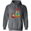 I May Be Old, But I Got To See All The Cool Bands, Love Electrical Guitar Pullover Hoodie