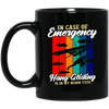 Love To Fly, In Case Of Emergency Hang Gliding Is In My Blood Type Black Mug