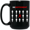 Baseball Lover, Be Different, Baseball Pitcher, Different Gift, Love Different Black Mug