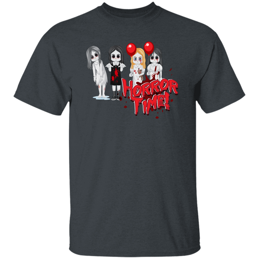 Horror Time, Horror Nigth, Happy Halloween, Cute Ghost Unisex T-Shirt