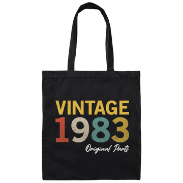 1983 Love Gift, Vintage 1983, 1983 Original Parts, Lover 1983 Gift Canvas Tote Bag