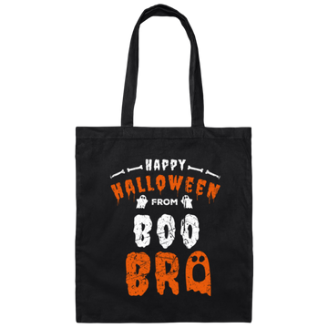 Happy Halloween Vintage, Boo Bro Funny, Lovely Halloween Canvas Tote Bag