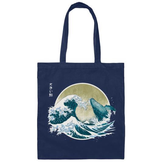 The Great Wave Off Kanagawa, Ramen Lover, Otaku Anime Canvas Tote Bag