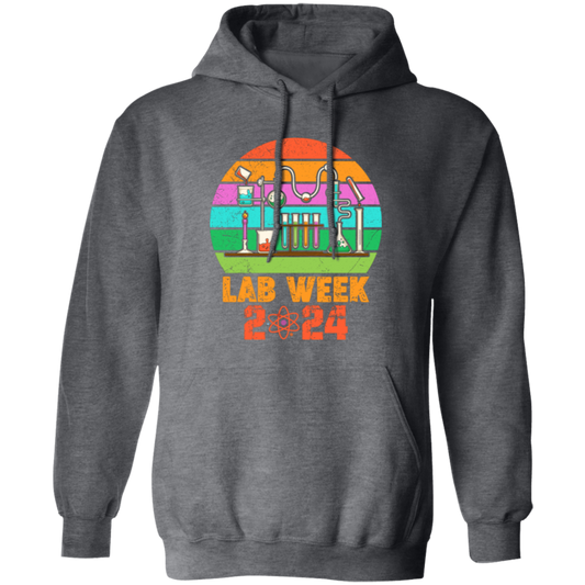 Lab Week 2024, Love Laboratory, Love Chemistry Pullover Hoodie