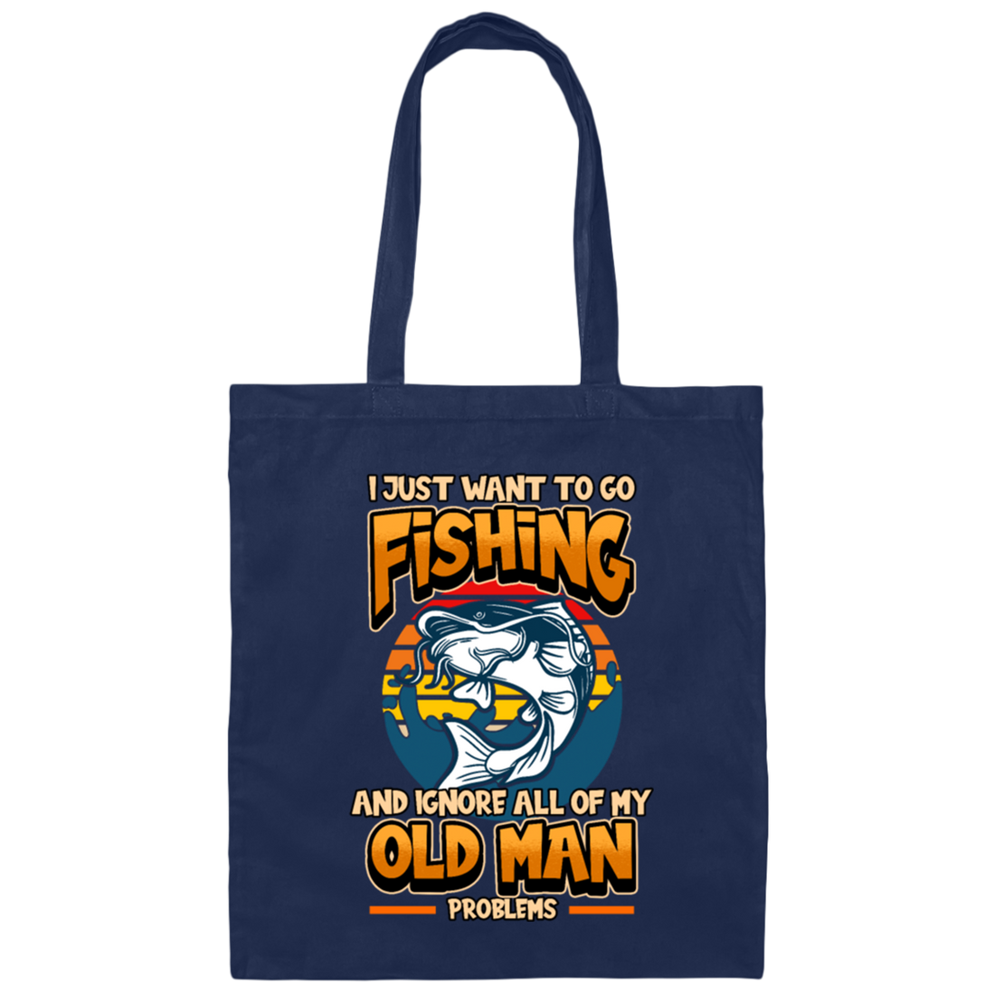 Fishing Gift, Love Fish, Fisherman Bass Sport Sea Boat Water Canvas Tote Bag
