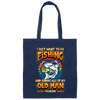 Fishing Gift, Love Fish, Fisherman Bass Sport Sea Boat Water Canvas Tote Bag