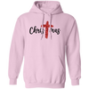 Red Glitter Christmas, Red Christian, Pastor Gift, Merry Christmas, Trendy Chrismas Pullover Hoodie