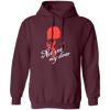 Not Yet My Dear, Red Skull, Waiting For Me, Horror Gift, Funny Skull Gift Pullover Hoodie