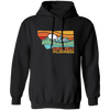 Great Bear, Montana Outdoors, Retro Mountains, Great Bear Wilderness Pullover Hoodie