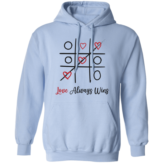 Love Always Wins, Love Gomoku, Valentine Gomoku Pullover Hoodie