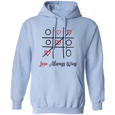 Love Always Wins, Love Gomoku, Valentine Gomoku Pullover Hoodie