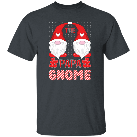 The Papa Gnome, Xmas Gnome, Merry Christmas Unisex T-Shirt