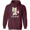 Bear Pre-K, Cute Bear, Cute Teddy, Rainbow Pre-K Pullover Hoodie