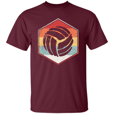 Volleyball Lover Player, Vintage Ball Hexagon, Gift For Sporty Lover Unisex T-Shirt