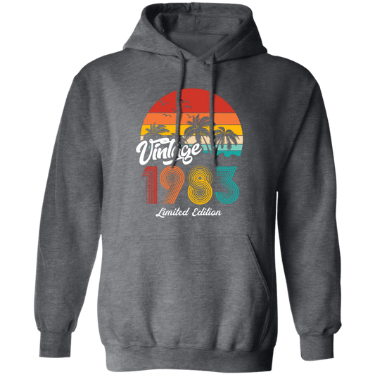 Vintage 1983, 1983 Birthday, 1983 Limited Edition, 1983 Retro Pullover Hoodie