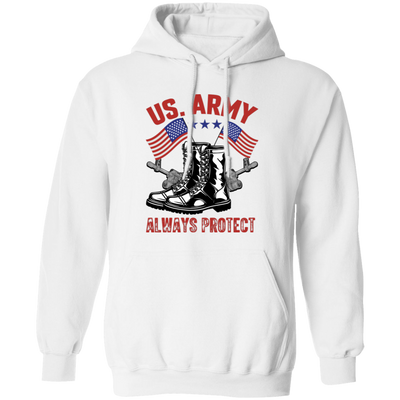 American Army Always Protect, American Cowboy Pullover Hoodie