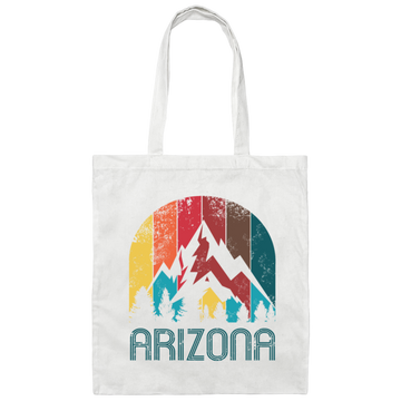Retro Arizona, Design for Men Women and Kids Canvas Tote Bag