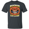 Nightmare Scary And Spooky, Skeleton Into Pumpkin Unisex T-Shirt