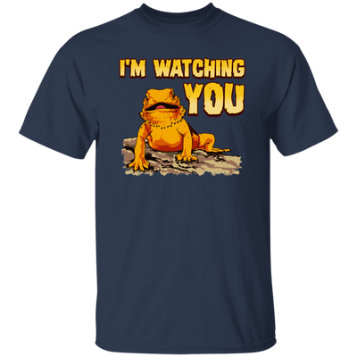 Bearded Dragons, I Am Watching You, Gold Frog, Frog Watching You Unisex T-Shirt