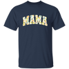 Mama Gift, Floral Mama, Mama Varsity, Mama Design, Mother's Day-yellow Unisex T-Shirt