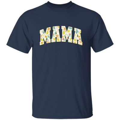 Mama Gift, Floral Mama, Mama Varsity, Mama Design, Mother's Day-yellow Unisex T-Shirt