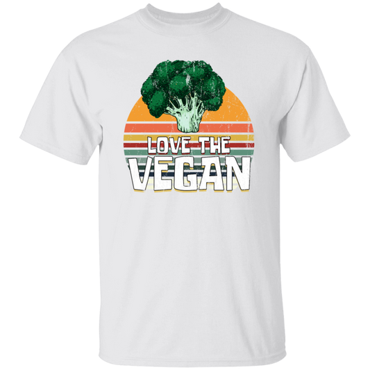 Retro Vegetable, Vegetarian Lover Gift, Love The Vegan Unisex T-Shirt