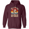 Jiu-Jitsu Dad, Like A Normal Dad But Cooler, Men, Father Vintage Fighter Pullover Hoodie