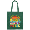 Pedal To The Metal Love To Saw Flower Style Mom Gift Canvas Tote Bag