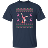 Pinky Santa, Hip Hop Santa, Santa Breakdance, Xmas Pattern, Merry Christmas, Trendy Christmas Unisex T-Shirt