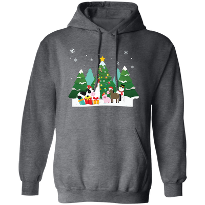 Funny Christmas, Animal Christmas, Merry Christmas, Trendy Christmas Pullover Hoodie