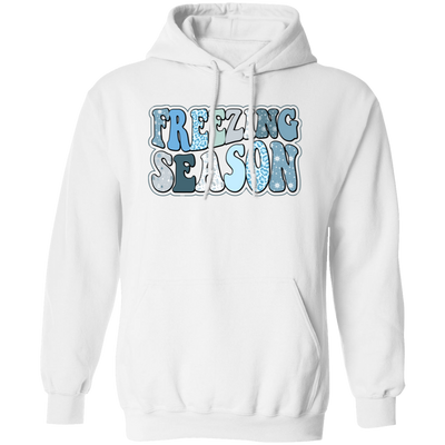 Freezing Season, Love Winter, Snow Season, Love Freezin' Season Pullover Hoodie