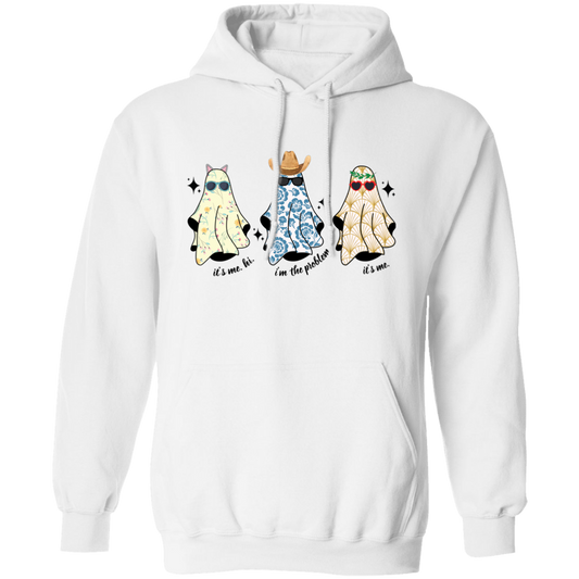 It's Me, Hi, I Am The Problem, It's Me, Three Cute Ghost Pullover Hoodie