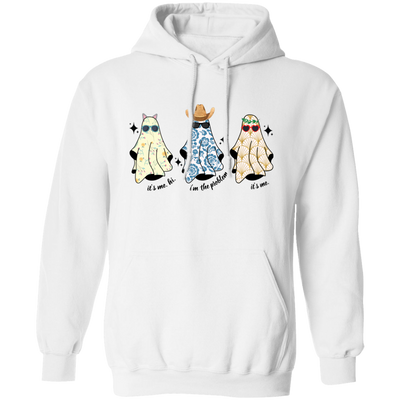 It's Me, Hi, I Am The Problem, It's Me, Three Cute Ghost Pullover Hoodie