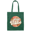 Love Mama Gift, Retro Gift For Mama, Cute Flower Vintage, Mama Vibe, Retro Vibes Canvas Tote Bag