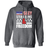 Whiskey Steak Guns And Freedom, American Whiskey Pullover Hoodie