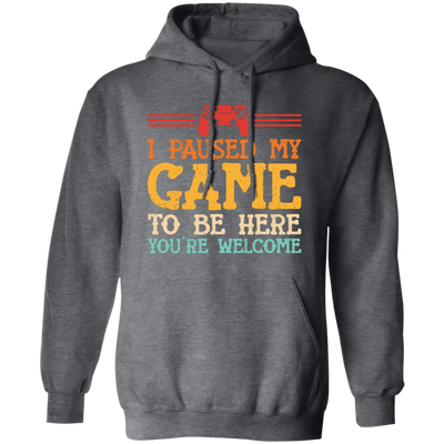 I Paused My Game To Be Here, You're Welcome Pullover Hoodie