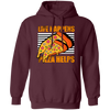 Life Happens, Pizza Helps, Fast Food Lover, Pizza Love Gift, Retro Pizza Pullover Hoodie