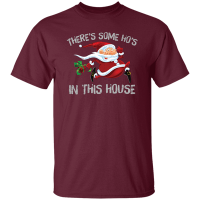 Horror Santa, There's Some Ho's In This House, Merry Christmas, Trendy Christmas Unisex T-Shirt