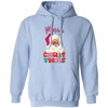 Cute Santa, Pinky Santa, Glance Santa Claus, Santa Face, Merry Christmas, Trendy Christmas Pullover Hoodie