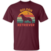 Golden Retriever, Retro Golden, Golden Dog Unisex T-Shirt