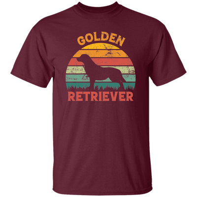 Golden Retriever, Retro Golden, Golden Dog Unisex T-Shirt