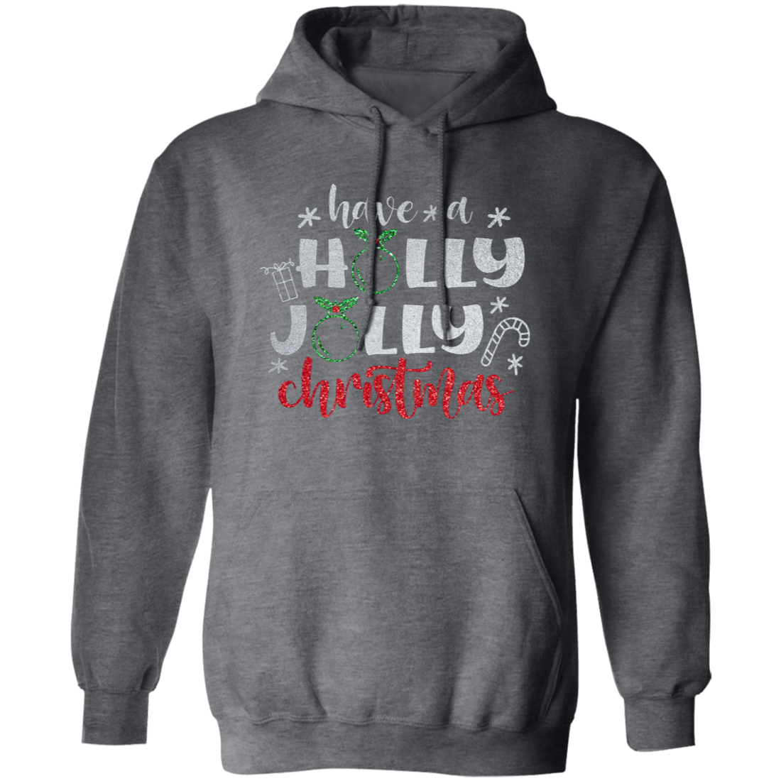 Have A Holly Jolly, Glitter Christmas, Blink Christmas, Merry Christmas, Trendy Christmas Pullover Hoodie