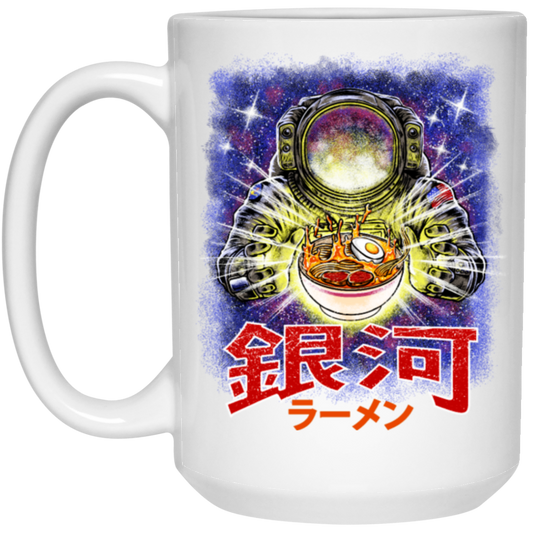 Galaxy Ramen, Outer Space Kanagawa, Love Ramen, Japanese Noodles White Mug