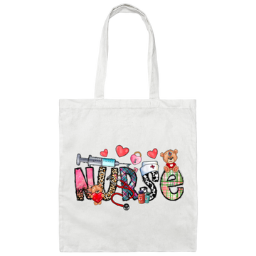 Valentine Gift Nurse Gift Love My Nurse Canvas Tote Bag