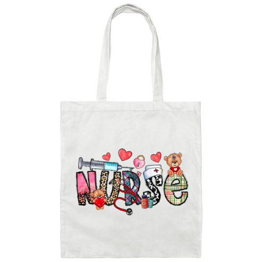 Valentine Gift Nurse Gift Love My Nurse Canvas Tote Bag