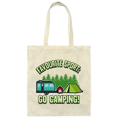 Camping camper travel nature campfire outdoor zelt gift Canvas Tote Bag