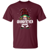 The Grandfather Gnome Present For Family, Xmas Cute Gnome Lover Unisex T-Shirt