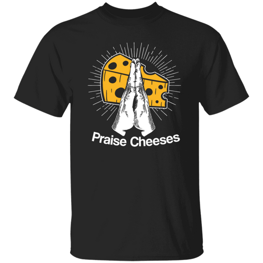 Cheese And Jesus Design, Christian Gift, Love Christian, Praise Cheese Unisex T-Shirt