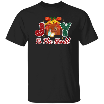 Joy To The World, Merry Xmas, Let Us Adore Him Christmas Unisex T-Shirt